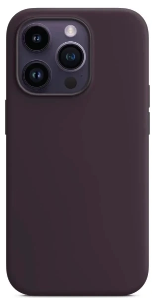 Накладка Silicone Case для iPhone 15 Pro, Бузинная. Фото 1