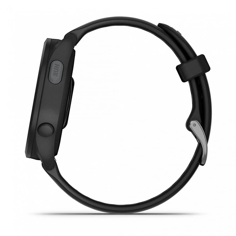 Умные часы Garmin Forerunner 165 Amoled Чёрный с серым ремешком . Фото 6
