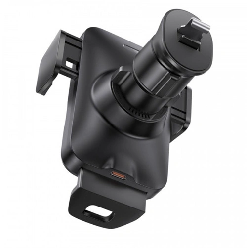Держатель с беспроводной зарядкой Baseus Wisdom Auto 15W, Чёрный (CGZX000001). Фото 4