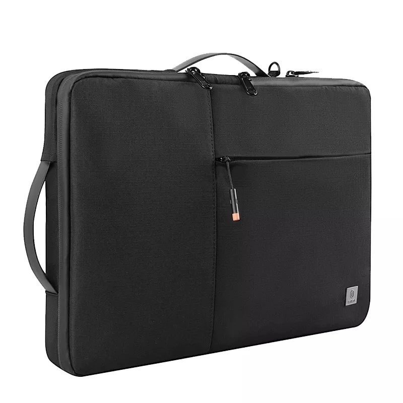 Сумка для ноутбука Wiwu Alpha Double Layer Sleeve Laptop 15.6, Чёрный. Фото 2