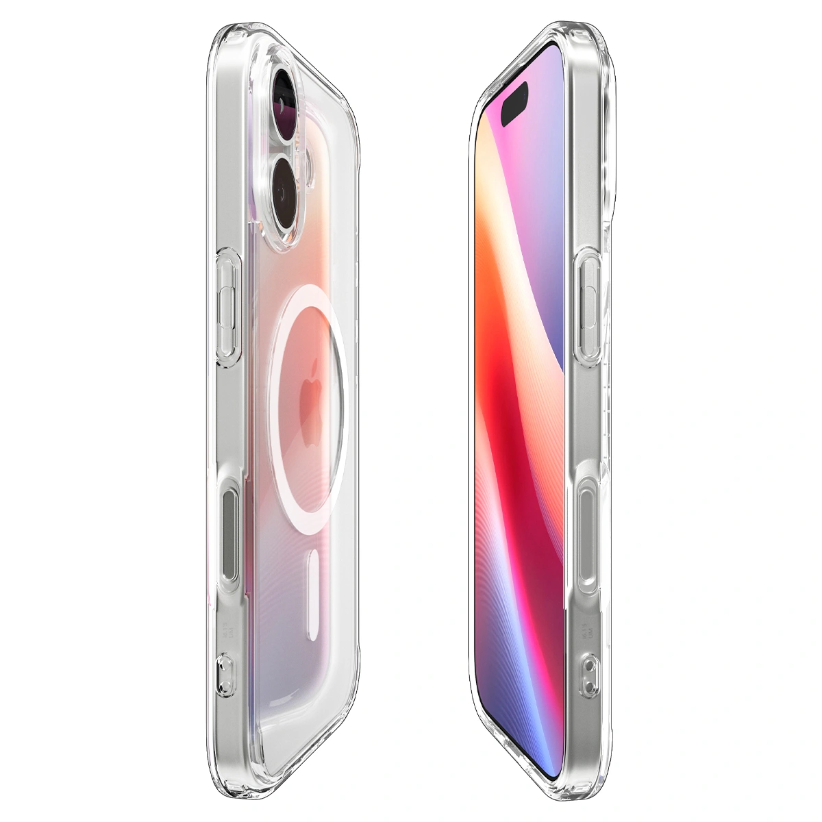 Накладка Spigen Ultra Hybrid MagSafe для iPhone 17, Clear White (ACS10380). Фото 6