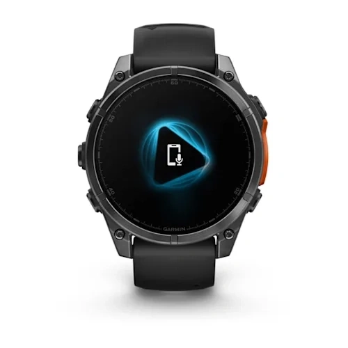 Умные часы Garmin Fenix 8 51mm, Amoled, Slate Gray with Black Silicone Band (010-02905-00). Фото 3