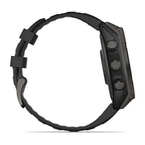 Умные часы Garmin Fenix 8 47mm, Solar, Sapphire, Углеродно-серый титан/титановый спортивный ремешок (010-02906-70). Фото 5