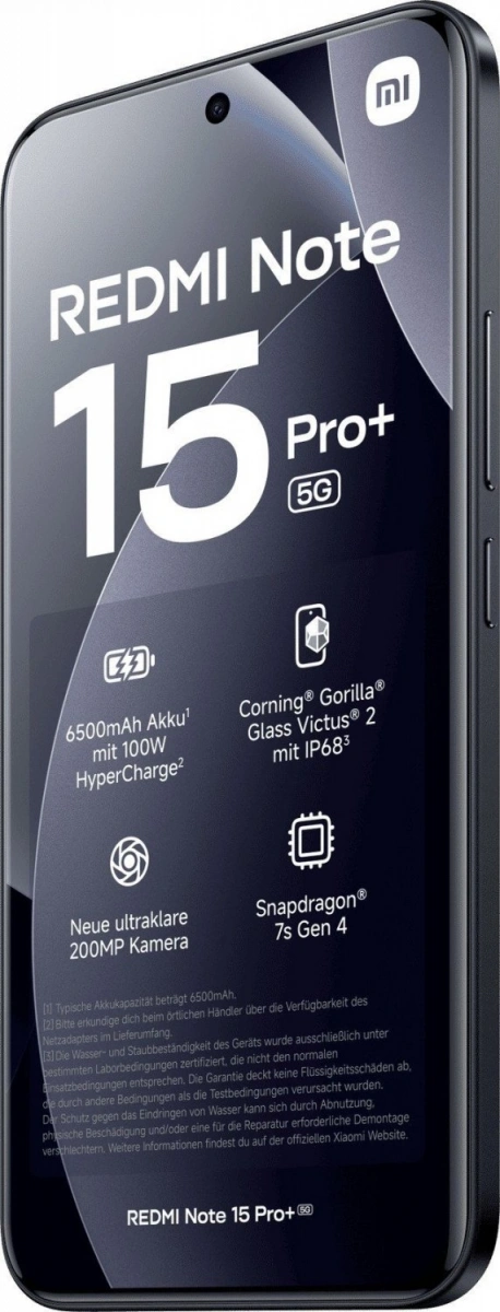 Смартфон Redmi Note 15 Pro Plus 5G 8/256Гб Чёрный. Фото 2