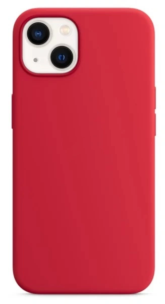 Накладка Silicone Case для iPhone 13, Красная. Фото 1