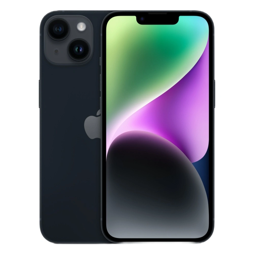 Смартфон Apple iPhone 14 128Гб Тёмная ночь (2SIM) (Уцененный товар). Фото 1