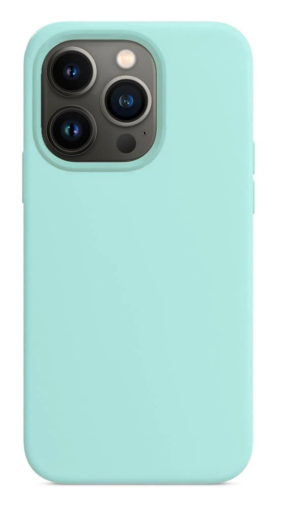 Накладка Silicone Case для iPhone 16 Pro Max, Бирюзовый. Фото 1
