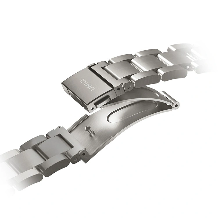 Ремешок Uniq для Apple Watch 44/45/46/49мм OSTA Steel Strap with Self-Adjustable Links, Silver (49MM-OSTASIL). Фото 3