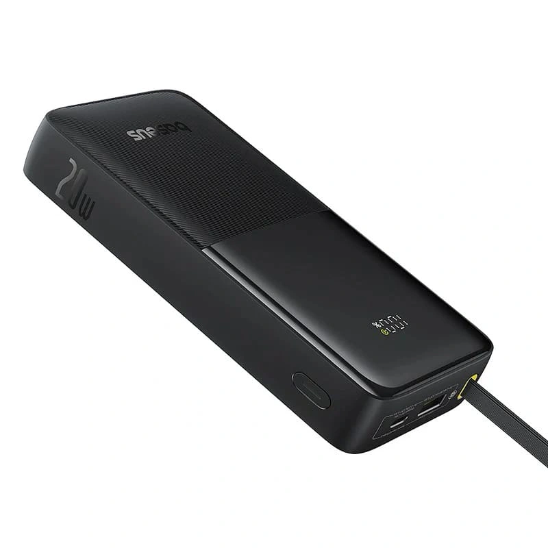 Внешний аккумулятор Baseus Bipow 2 Digital Display Power bank 20000mAh 20W, Чёрный (P10077101113-001). Фото 3
