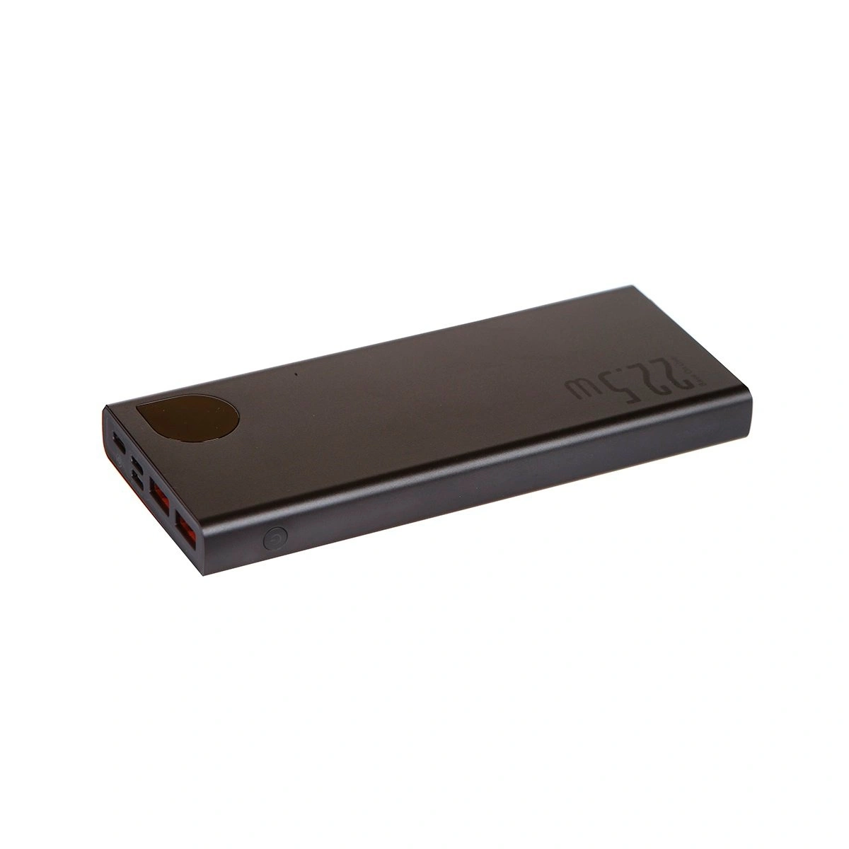 Внешний аккумулятор Baseus Adaman Metal Digital Display Quick Charge Power Bank 10000mAh 22.5W, Чёрный (PPAD000001). Фото 3