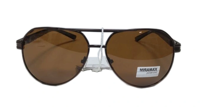Солнцезащитные очки Miramax P9037 (K) 52 19-137, Коричневые. Фото 1