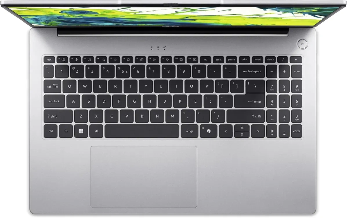 Ноутбук Acer Aspire Lite, Серебристый (AL15-49P-R7SB) (15.6", AMD Ryzen 5 7430U, 8 Гб DDR4, 512 Гб SSD, AMD Radeon Graphics, no OS) NX.DT8CD.004. Фото 2
