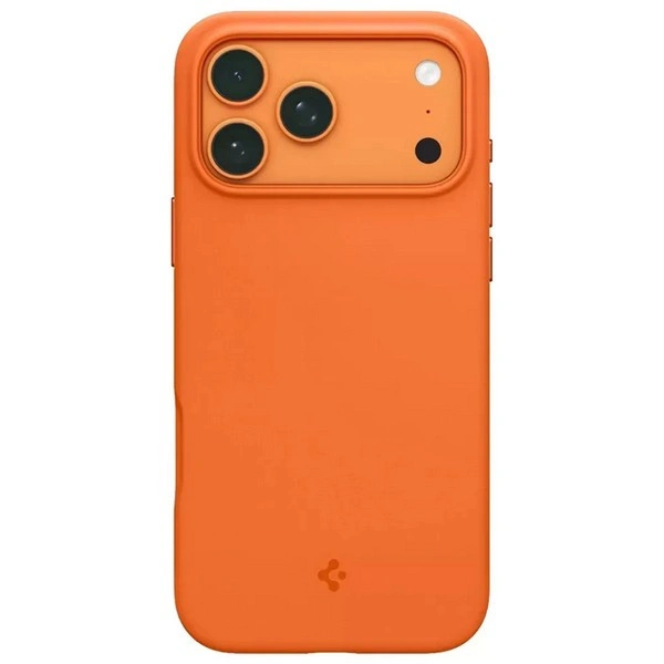 Накладка Spigen Silicone Fit MagFit для iPhone 17 Pro Max, Оранжевый (ACS11378). Фото 2