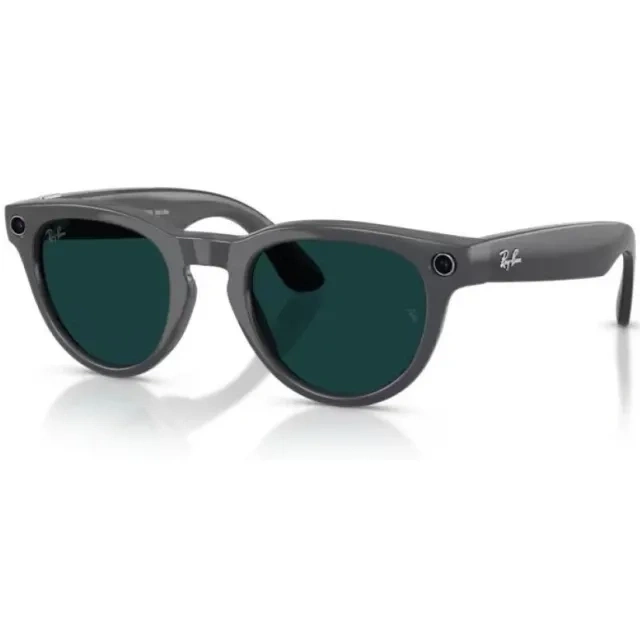 Умные очки Ray Ban Headliner (Gen 2) RW4013 Глянцевый астероидно-серый/Изумрудный фотохром M 150-50 (670/2CE50). Фото 1