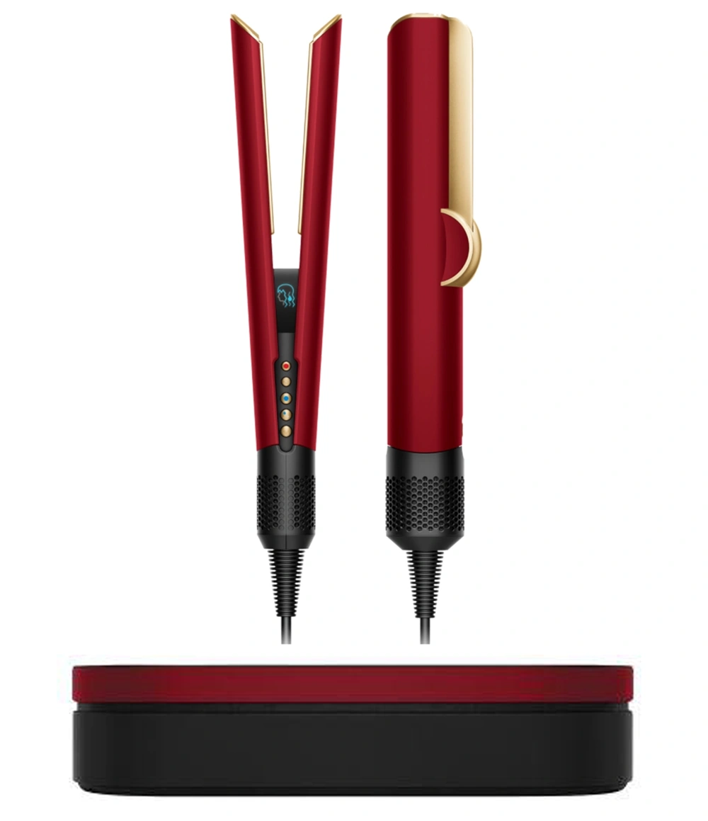 Выпрямитель для волос Dyson Airstrait Straightener HT01, Red Velvet/Gold (Подарочный кейс). Фото 1