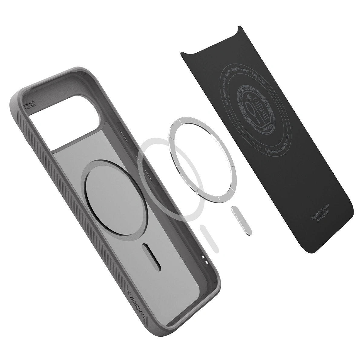Накладка Spigen для Google Pixel 10/10 Pro Liquid Air (MagSafe), Grey (ACS09697). Фото 6