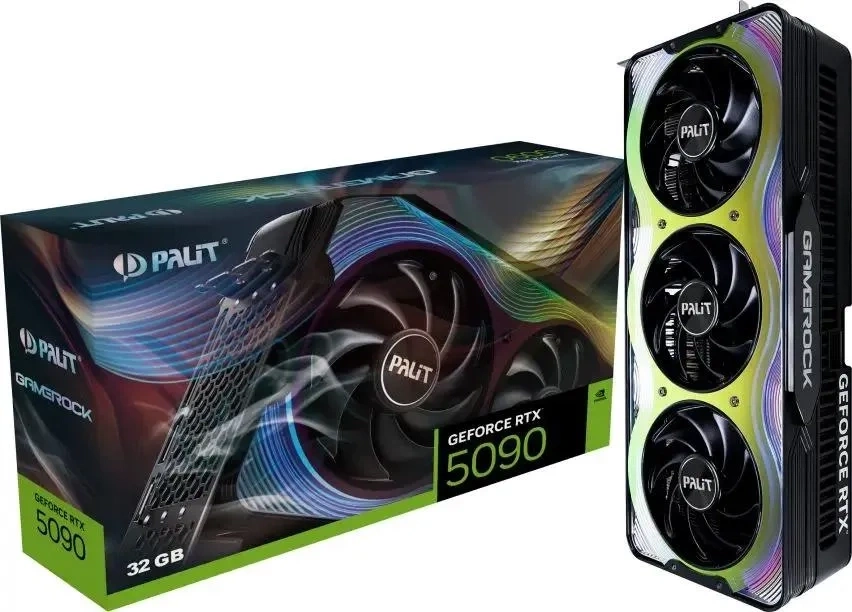 Видеокарта Palit GeForce RTX 5090 GameRock 32Гб GDDR7 512bit PCI-E 5.0. Фото 9