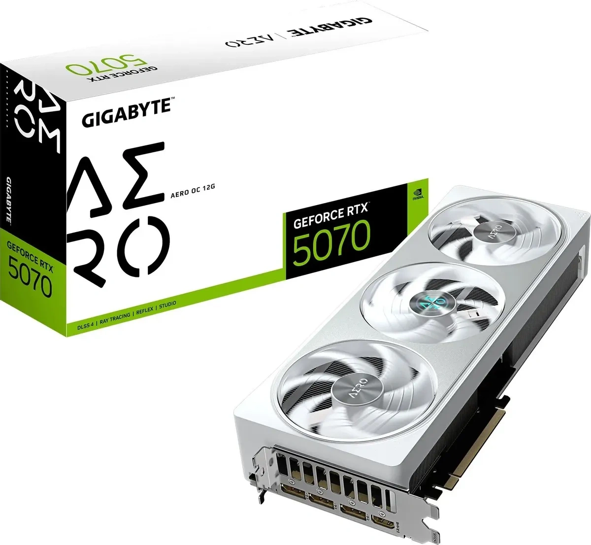 Видеокарта Gigabyte GeForce RTX 5070 AERO OC (GV-N5070AERO OC-12GD). Фото 5