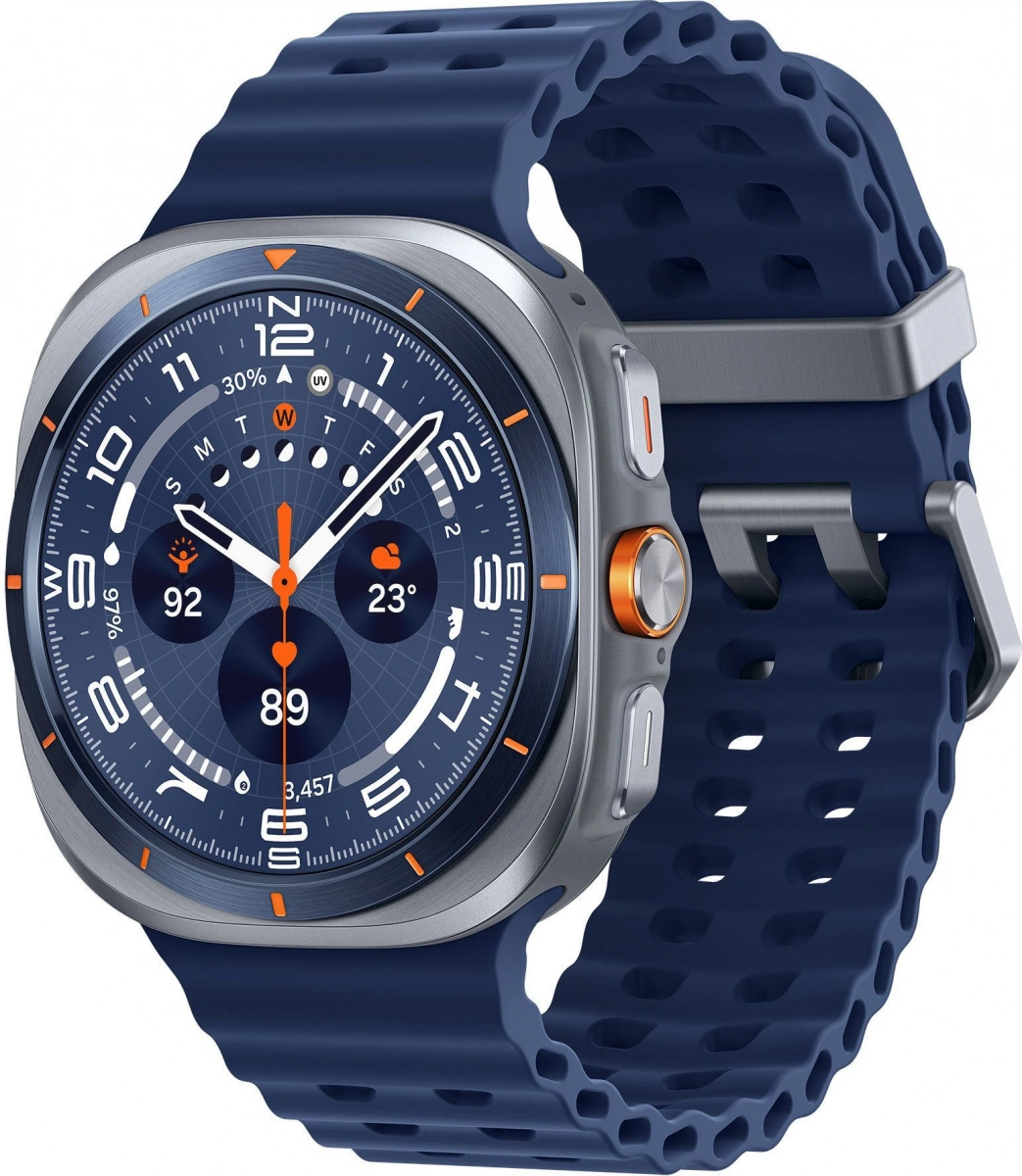 Умные часы Samsung Galaxy Watch Ultra 2025 47mm LTE, Titanium Blue (SM-L705F). Фото 1