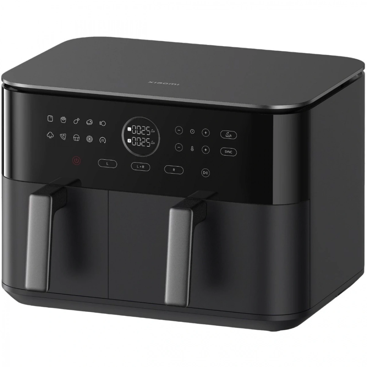 Аэрогриль Xiaomi Dual Zone Air Fryer 10L, Чёрный (BHR07SGEU). Фото 2