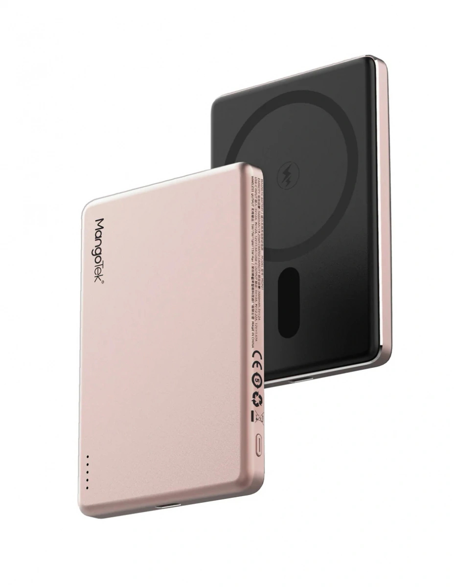 Внешний аккумулятор MangoTek MGP01 MagSafe 5000mAh, Розовое золото. Фото 1