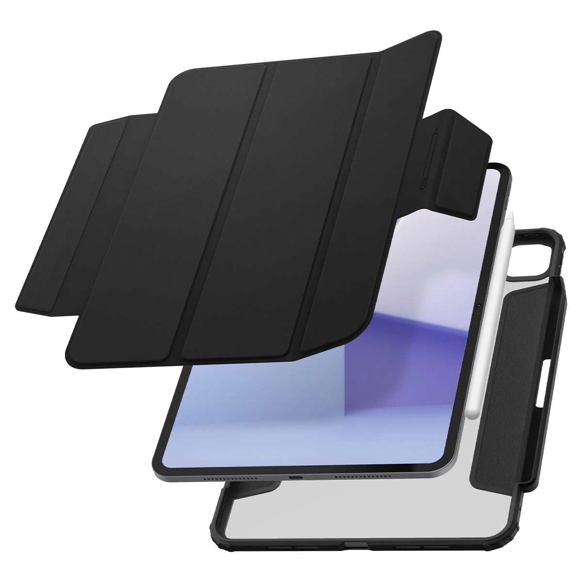Чехол Spigen для iPad Pro 11 (2024) Air Skin Pro, Black (ACS07762). Фото 7