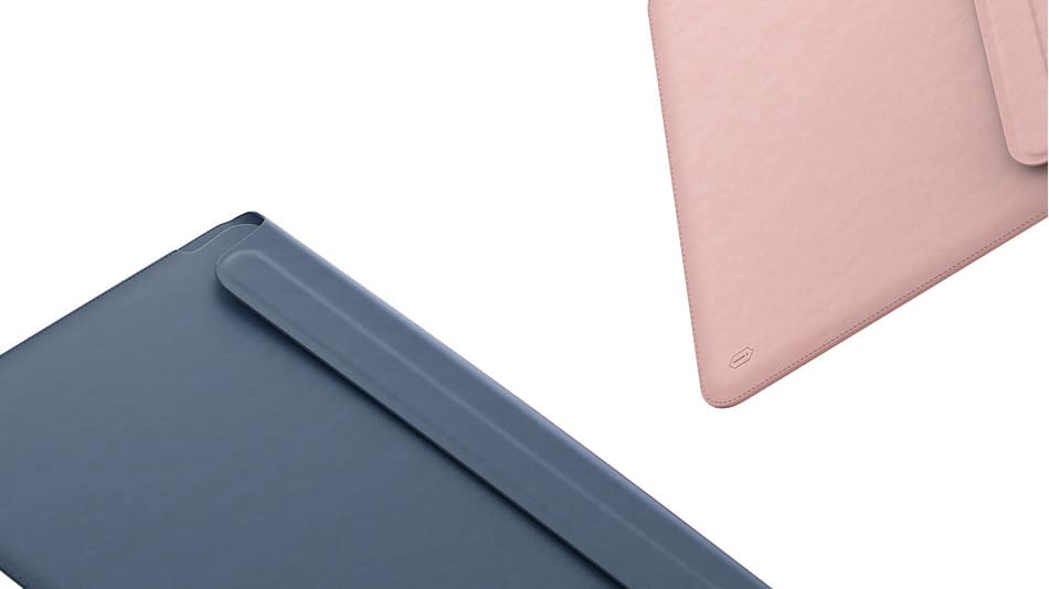 Чехол Wiwu Skin New Pro 2 Leather Sleeve для MacBook Pro 14.2 (2021) Skin Pro II, Blue