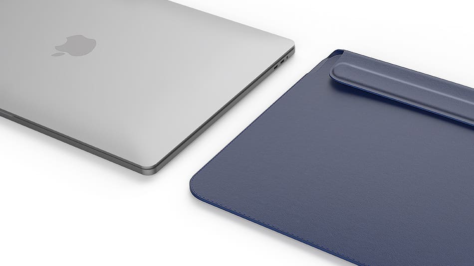 Чехол Wiwu Skin New Pro 2 Leather Sleeve для MacBook Pro 14.2 (2021) Skin Pro II, Blue